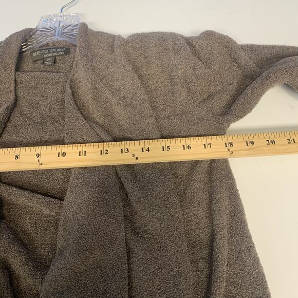 Barefoot Dreams Sweater Women S/M Brown‎ Bamboo Chic Lite Cozycore Small Medium - Picture 3 of 6